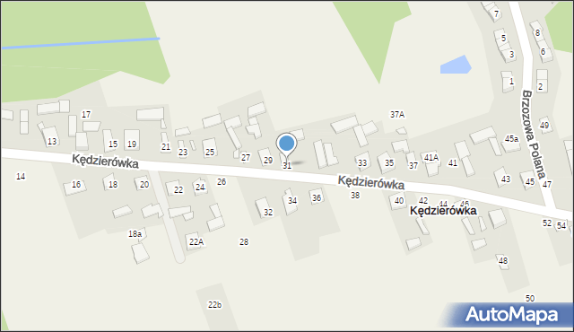 Kędzierówka, Kędzierówka, 31, mapa Kędzierówka