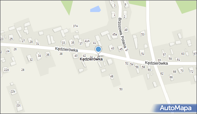 Kędzierówka, Kędzierówka, 46, mapa Kędzierówka