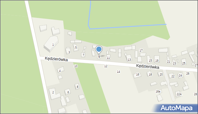 Kędzierówka, Kędzierówka, 9, mapa Kędzierówka