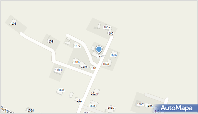 Kędzierz, Kędzierz, 167, mapa Kędzierz