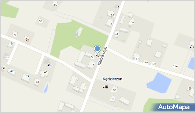 Kędzierzyn, Kędzierzyn, 5a, mapa Kędzierzyn