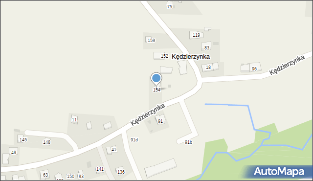 Kędzierzynka, Kędzierzynka, 154, mapa Kędzierzynka