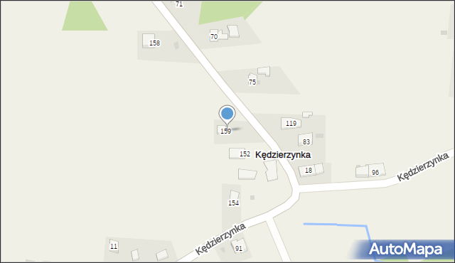 Kędzierzynka, Kędzierzynka, 159, mapa Kędzierzynka