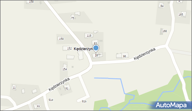 Kędzierzynka, Kędzierzynka, 18, mapa Kędzierzynka