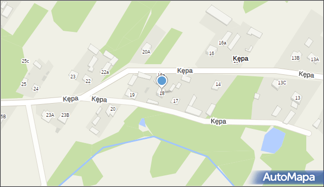 Kępa, Kępa, 18, mapa Kępa