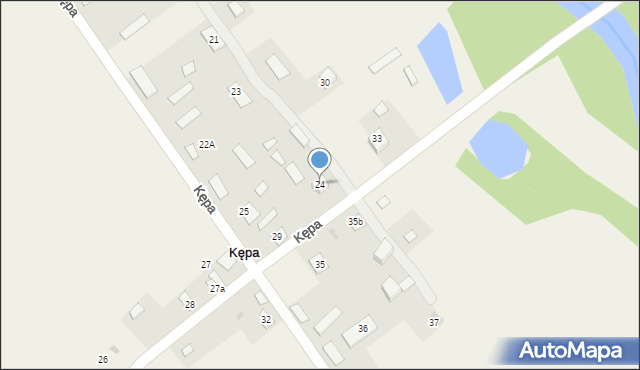 Kępa, Kępa, 24, mapa Kępa