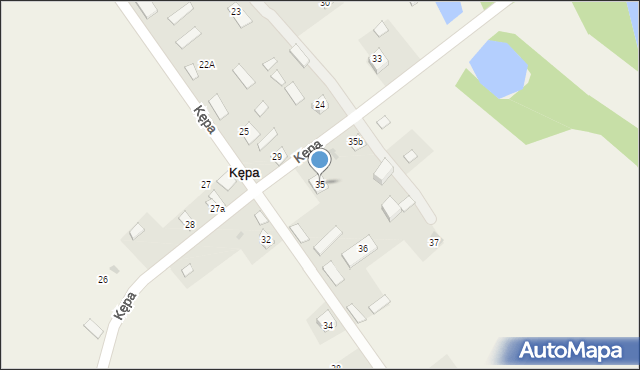 Kępa, Kępa, 35, mapa Kępa