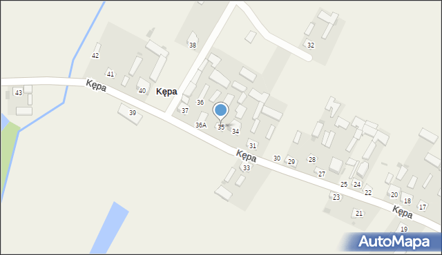 Kępa, Kępa, 35, mapa Kępa