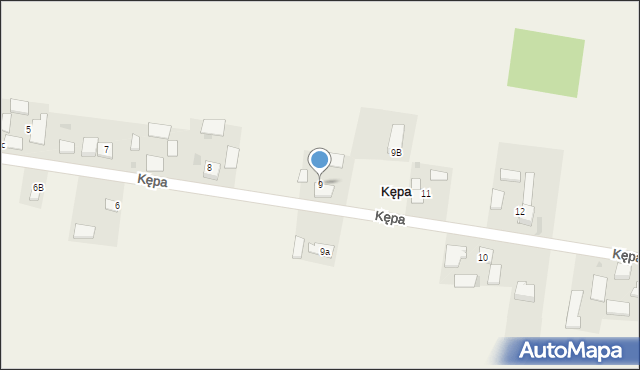 Kępa, Kępa, 9, mapa Kępa