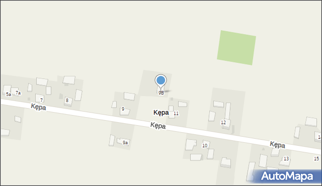 Kępa, Kępa, 9B, mapa Kępa