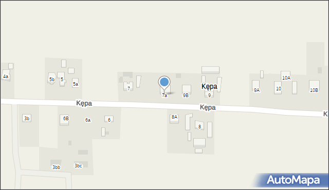 Kępa, Kępa, 7a, mapa Kępa