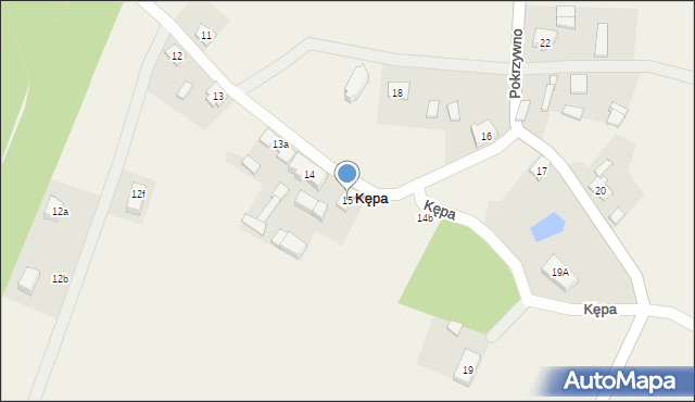 Kępa, Kępa, 15, mapa Kępa