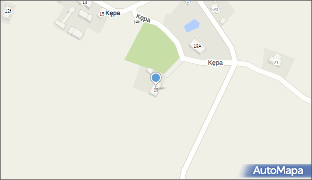 Kępa, Kępa, 19, mapa Kępa