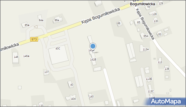 Kępa Bogumiłowicka, Kępa Bogumiłowicka, 124, mapa Kępa Bogumiłowicka