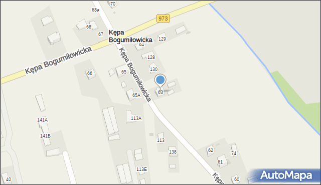 Kępa Bogumiłowicka, Kępa Bogumiłowicka, 63, mapa Kępa Bogumiłowicka