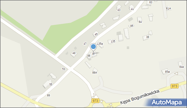Kępa Bogumiłowicka, Kępa Bogumiłowicka, 87, mapa Kępa Bogumiłowicka