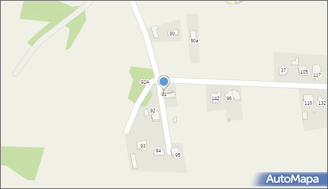 Kępa Bogumiłowicka, Kępa Bogumiłowicka, 91, mapa Kępa Bogumiłowicka