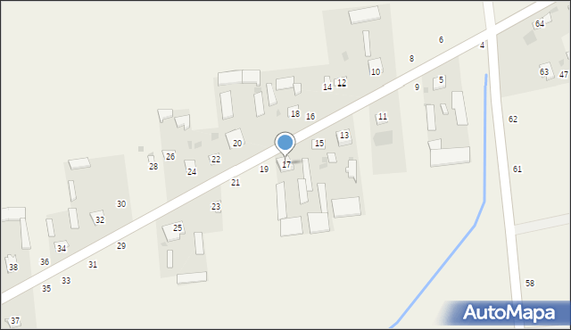 Kępa-Kolonia, Kępa-Kolonia, 17, mapa Kępa-Kolonia