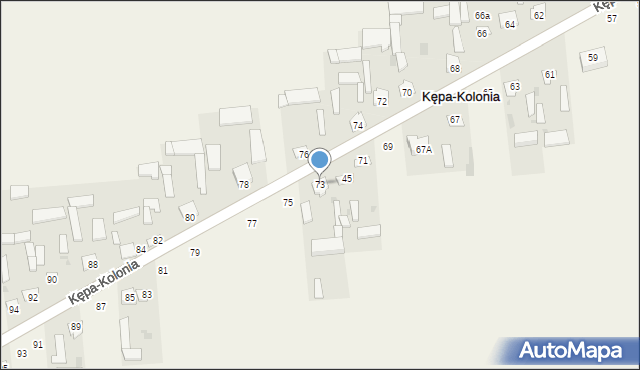 Kępa-Kolonia, Kępa-Kolonia, 73, mapa Kępa-Kolonia