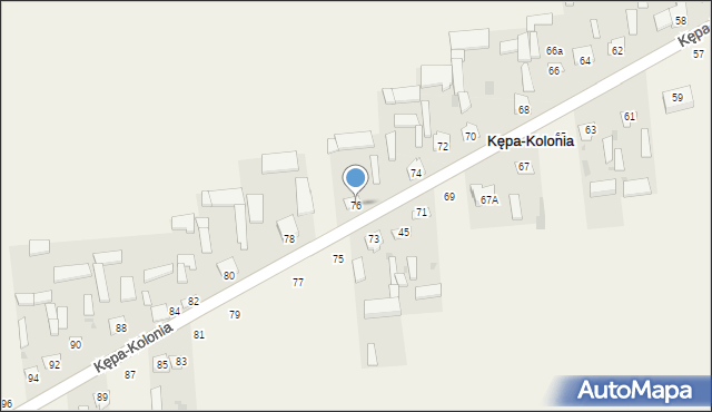 Kępa-Kolonia, Kępa-Kolonia, 76, mapa Kępa-Kolonia