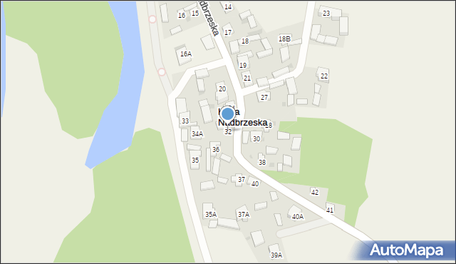 Kępa Nadbrzeska, Kępa Nadbrzeska, 32, mapa Kępa Nadbrzeska