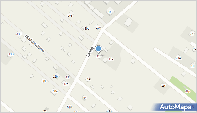 Kępa Niemojewska, Kępa Niemojewska, 11, mapa Kępa Niemojewska