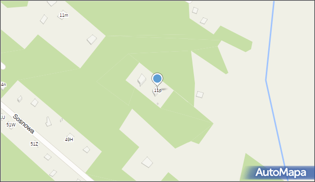 Kępa Niemojewska, Kępa Niemojewska, 11p, mapa Kępa Niemojewska