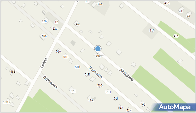 Kępa Niemojewska, Kępa Niemojewska, 49a, mapa Kępa Niemojewska