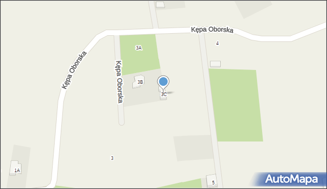 Kępa Oborska, Kępa Oborska, 3C, mapa Kępa Oborska