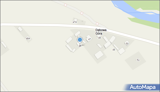 Kępa Skórecka, Kępa Skórecka, 46, mapa Kępa Skórecka