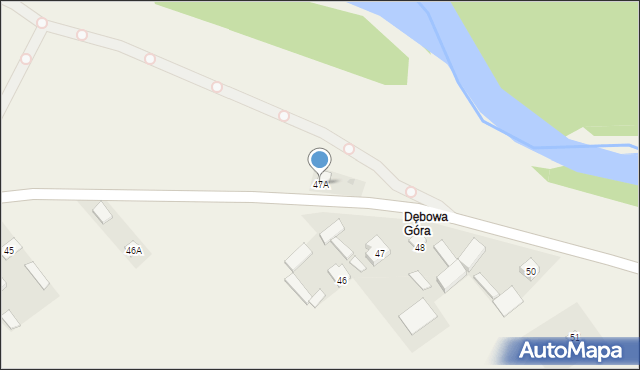 Kępa Skórecka, Kępa Skórecka, 47A, mapa Kępa Skórecka