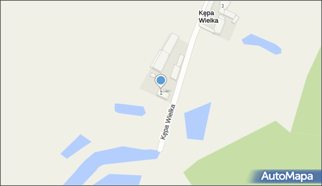 Kępa Wielka, Kępa Wielka, 2, mapa Kępa Wielka