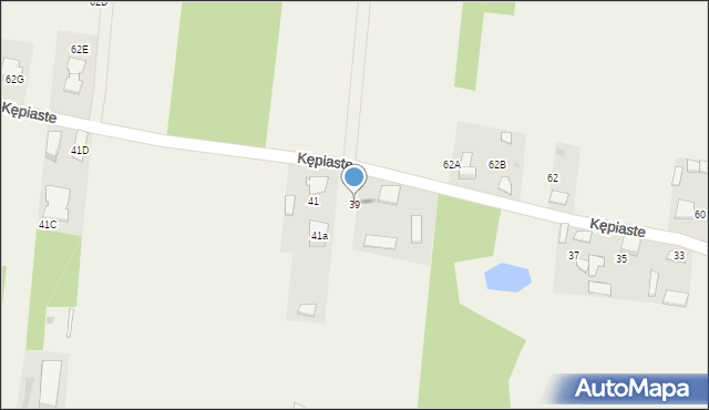 Kępiaste, Kępiaste, 39, mapa Kępiaste