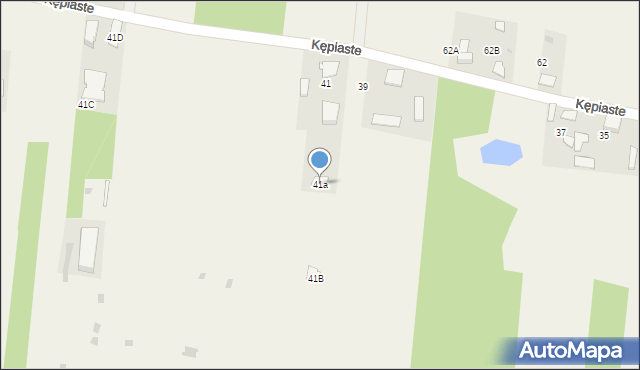 Kępiaste, Kępiaste, 41a, mapa Kępiaste