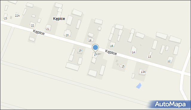 Kępice, Kępice, 17, mapa Kępice