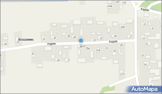 Kępie, Kępie, 25, mapa Kępie