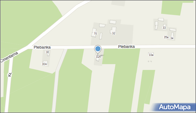 Kępina, Kępina, 31A, mapa Kępina