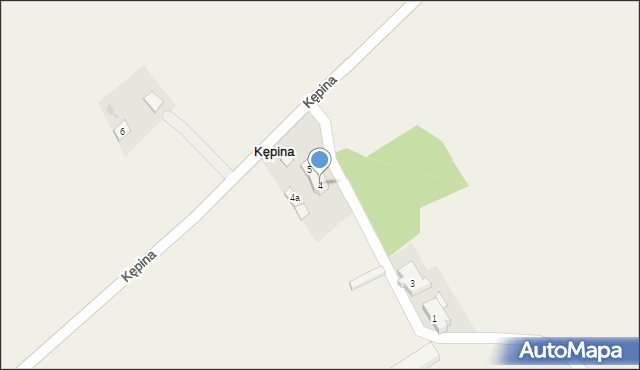 Kępina, Kępina, 4, mapa Kępina