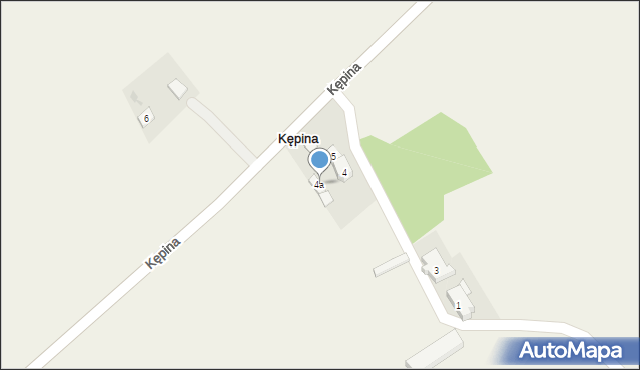 Kępina, Kępina, 4a, mapa Kępina