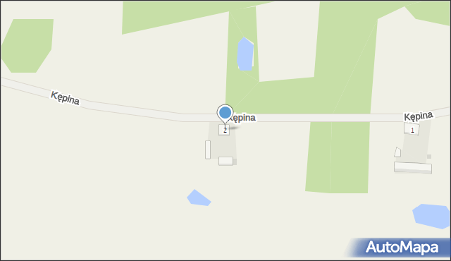 Kępina, Kępina, 2, mapa Kępina