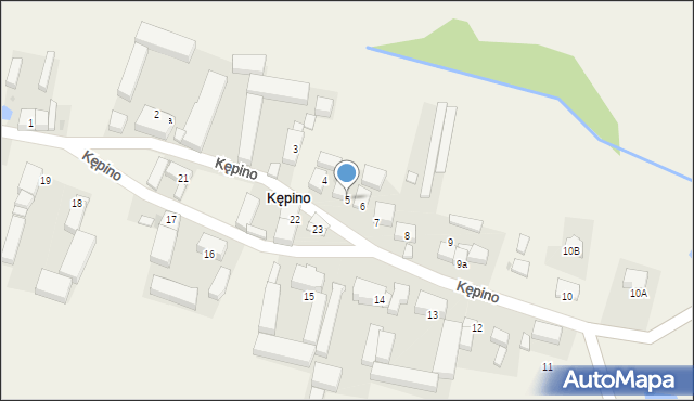 Kępino, Kępino, 5, mapa Kępino