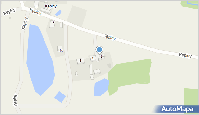 Kępiny, Kępiny, 1/2, mapa Kępiny