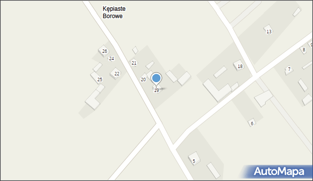 Kępiste-Borowe, Kępiste-Borowe, 19, mapa Kępiste-Borowe