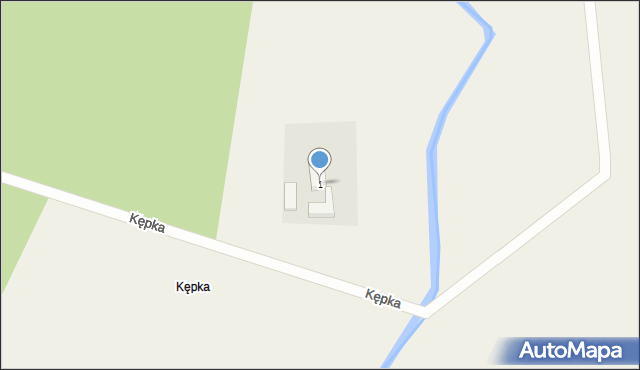 Kępka, Kępka, 1, mapa Kępka