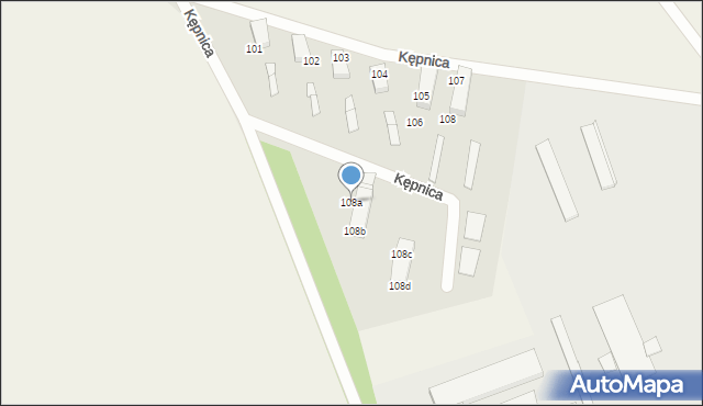 Kępnica, Kępnica, 108a, mapa Kępnica