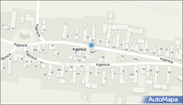 Kępnica, Kępnica, 52B, mapa Kępnica