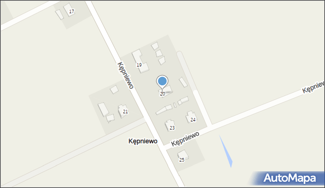 Kępniewo, Kępniewo, 20, mapa Kępniewo