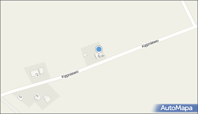 Kępniewo, Kępniewo, 71, mapa Kępniewo