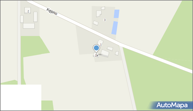 Kępno, Kępno, 1a, mapa Kępno