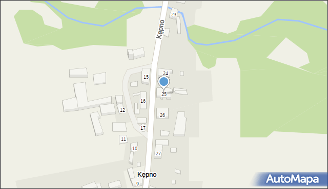 Kępno, Kępno, 25, mapa Kępno